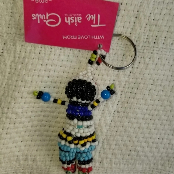 The Aisha Girls beadedl keychain NWY - Picture 2 of 3